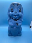 画像1: Blue Dog Plastic coin bank / 青い犬のプラスチック製　貯金箱 (1)