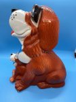 画像2: Saint Bernard Dog Plastic coin bank Bankers systems / セントバーナードのプラスチック製　貯金箱 (2)