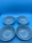 画像1: Fire King Turquoise Blue Berry Bowl Set Of 4 / ファイヤーキング　ターコイズブルー　ベリーボウル　4点セット (1)