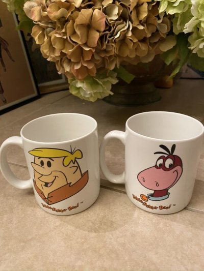 画像1: Hanna Barbera Flintstones Ceramic Barney Mug / フリントストーンズ、陶器製　バーニーマグ　1994年