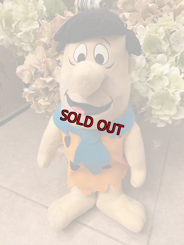 画像1: Hanna Barbera Flintstones Fred Plush Doll / フリントストーン　フレッド　人形 (1)