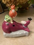 画像3: Hanna 　Barbera Flintstones Pebbles and Dino Ceramic Coin Bank  / フリントストーン　ペブルスとディノの陶器製貯金箱 (3)