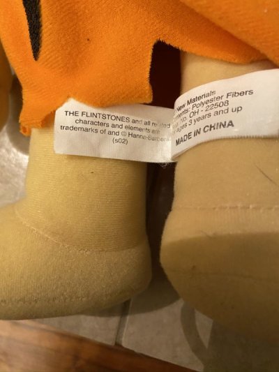 画像3: Hanna Barbera Flintstones Fred Plush Doll / フリントストーン　フレッド　人形