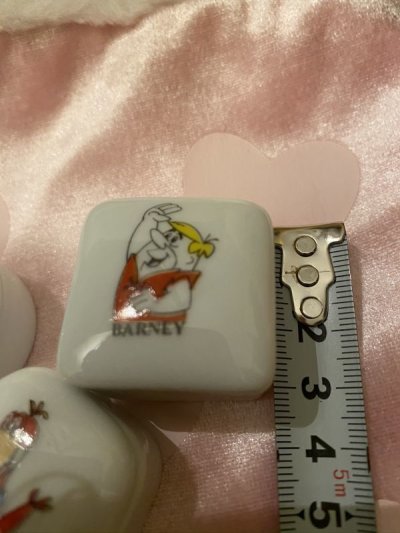 画像2: Hanna 　Barbera Flintstones Pebbles  Ceramic Pill Case  / フリントストーン　ペブルス陶器製ピルケース