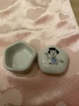 画像1: Hanna 　Barbera Flintstones Betty Ceramic Pill Case  / フリントストーン　ベティ陶器製ピルケース (1)