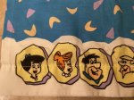 画像3: Hanna Barbera Flintstones Pillow Case  / ハンナバーベラ、フリントストーンズのピローケース(A) (3)