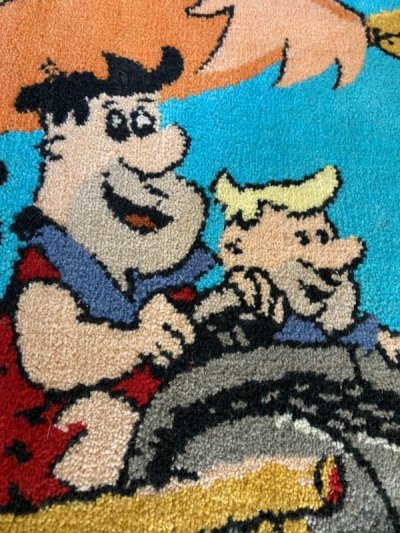 画像3: Flintstones Hanna Barbera Rug  / ハンナバーベラ　フリントストーン　ラグ　