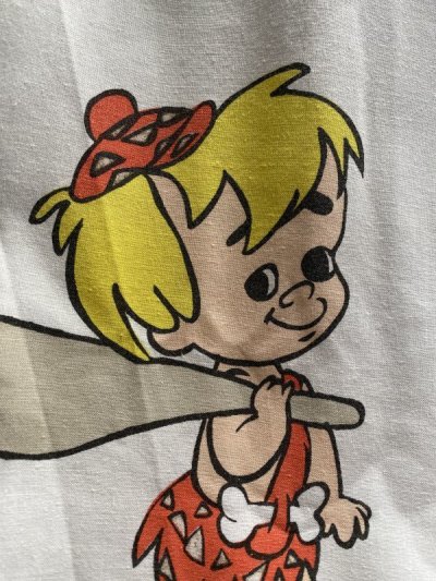 画像2: Hanna Barbera Flintstones Flat  Sheet  / ハンナバーベラ、フリントストーンズのフラットシーツ下にイラスト(B)