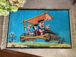 画像1: Flintstones Hanna Barbera Rug  / ハンナバーベラ　フリントストーン　ラグ　 (1)