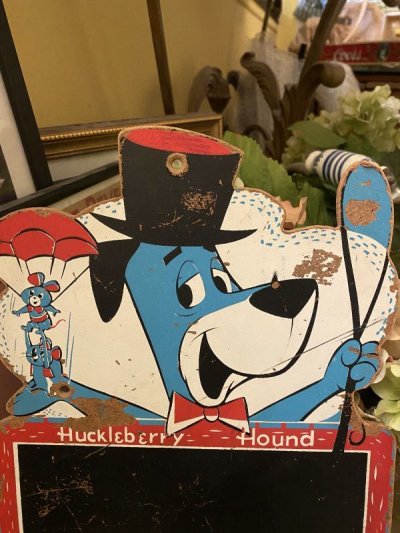 画像1: Huckleberry Hound  Chalk Board  / ハックルベリーハウンド　ハンナバーベラ　チョークボード　60年代