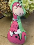 画像1: Hanna 　Barbera Flintstones Dino Fabric Pillow Doll / フリントストーン　ディノ　ピロードール (1)