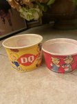 画像1: Dairy Queen Dennis The Menace Yellow Wax Cup Set Of 2 /(B) / ディリークィーン　デニス　ザ　メナス　ワックスペーパー　カップ　2個セット (1)