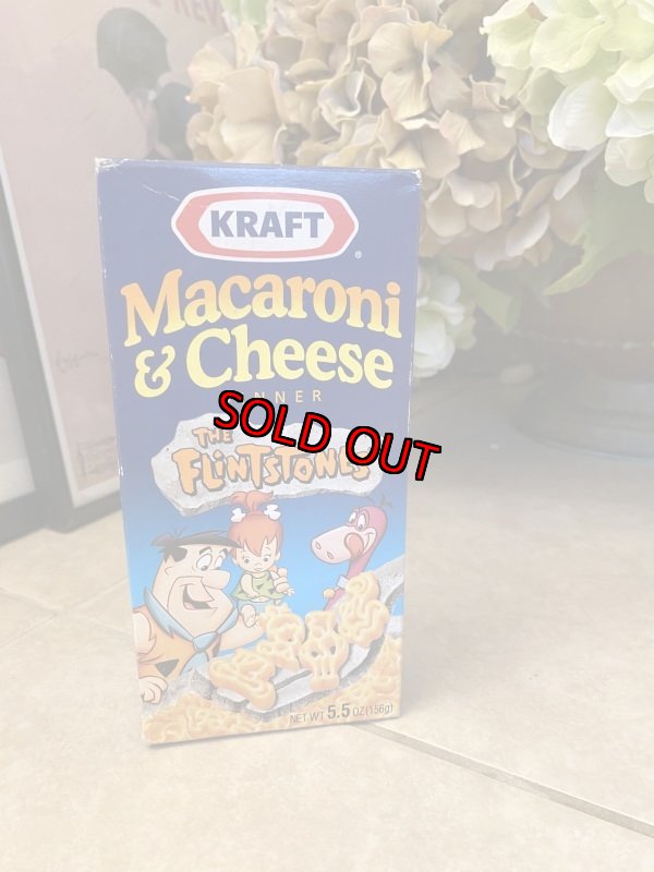 画像1: Hanna 　Barbera Flintstones Kraft  Macaroni And Cheese Box / クラフト社マカロニアンドチーズ箱　1996年 (1)