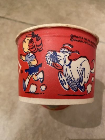 画像1: Dairy Queen Dennis The Menace red& Red Wax Cup Set Of 2 /(A) / ディリークィーン　デニス　ザ　メナス　ワックスペーパー　カップ　2個セット