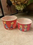 画像1: Dairy Queen Dennis The Menace red& Red Wax Cup Set Of 2 /(A) / ディリークィーン　デニス　ザ　メナス　ワックスペーパー　カップ　2個セット (1)