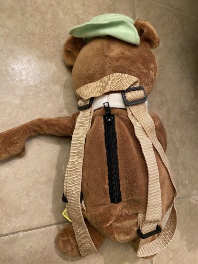 画像3: Hanna 　Barbera Yogi Bear Plush DollのBackpack  / ハンナバーベラ　ヨギベア　　ぬいぐるみのバックパック