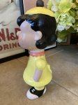 画像2: Lucy Snoopy Ceramic Doll /　スヌーピー　ルーシー　　陶器製　ドール　イエローワンピース (2)