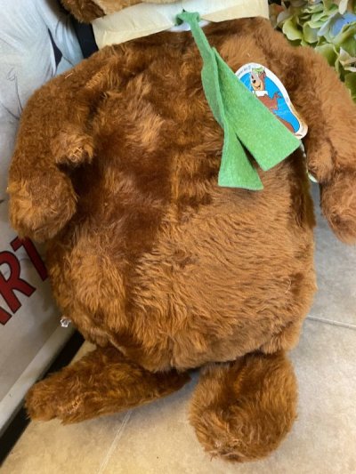 画像2: Hanna 　Barbera Yogi Bear Mighty Star Plush Doll  80’s (L) / ハンナバーベラ　ヨギベア　マイティスター　ぬいぐるみ　