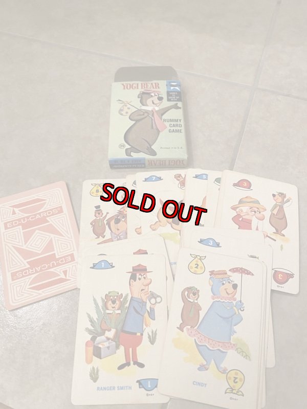 画像1:  Hanna barbera Yogi Bear ED-U Cards With Box / ヨギベア 箱入り　エデュケーション　カード (1)