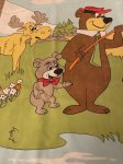 画像6: Hanna Barbera Yogi Bear  Flat  Sheet Unused  ハンナバーベラ、ヨギベアの新品　袋入りシーツ　1971年 (6)