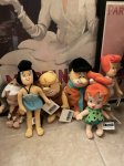 画像1: Hanna Barbera Flintstones Bean Dolls  set of 6 / フリントストーン　ビーンドール　タグ付き　6個セット　1999年1999年 (1)