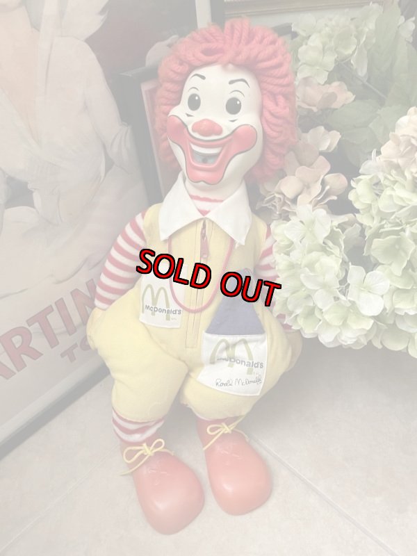 画像1: McDonald’s  Ronald Doll / マクドナルドのロナルドドール　70年代 (1)