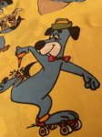 画像3: Hanna Barbera Huckleberry Hound   Box Sheet Yellow / ハンナバーベラ　ハックルベリーハウンド　ボックスシーツ (3)