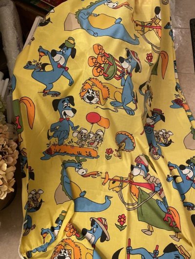 画像1: Hanna Barbera Huckleberry Hound   Box Sheet Yellow / ハンナバーベラ　ハックルベリーハウンド　ボックスシーツ