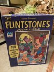 画像2: Hanna Barbera Flintstones puzzles  With Box  / フリントストーン　箱入りパズル　100ピース　1970年1973年 (2)