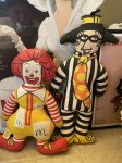 画像1: McDonald’s Hamberglar & Ronald 2 Pillow Dolls /  マクドナルドのハンバーグラー&ロナルド　ピロードール (1)