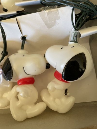 画像3: Peanuts Snoopy Ornament  10 Lights  with box (B) / ピーナッツ、スヌーピー　クリスマス　箱入りオーナメント　10ライト