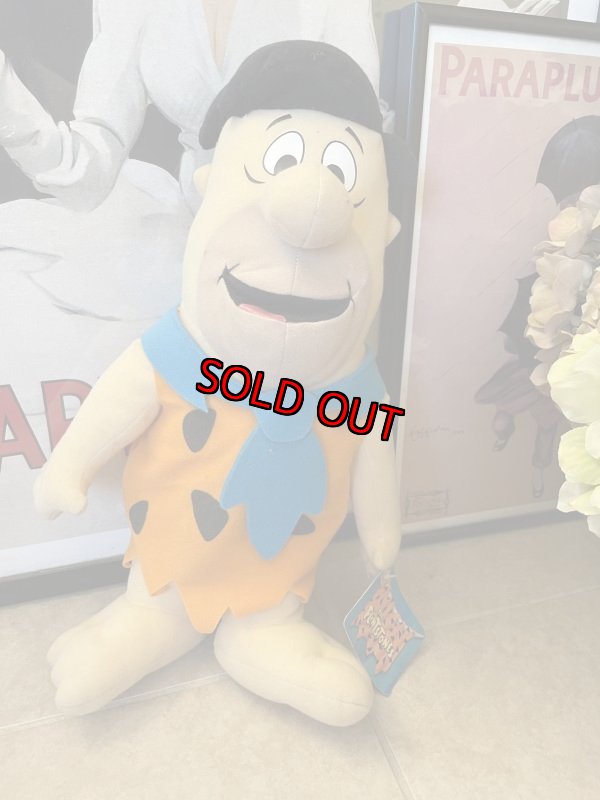 画像1: Hanna Barbera Flintstones Fred Plush Doll / フリントストーン　フレッド　タグ付き人形 (1)