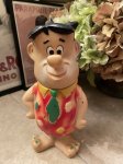 画像1: Hanna Barbera Flintstones Fred Rubber Doll 60‘s  / ハンナバーベラ　フリントストーンズ　フレッドラバードール (1)