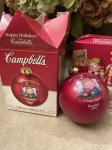 画像2: Campbell’s Christmas 2  Ornament  with box / キャンベル　クリスマス　箱入りオーナメント　2個セット(A) 1988&2001 (2)