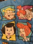 画像4: Hanna barbera Flintstones Sleeping Bag Blanket / ハンナバーベラのフリントストーンズ、のスリーピングバッグ、ブランケット (4)