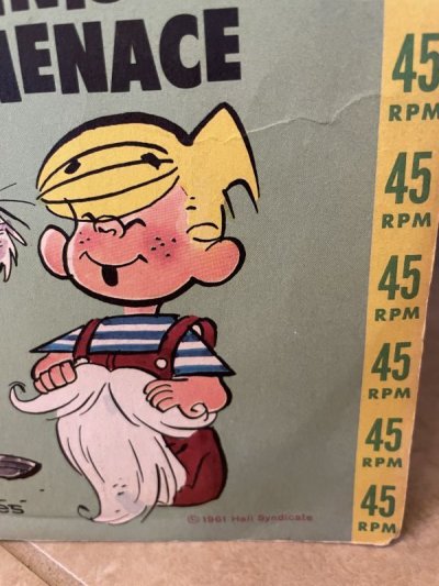 画像1: Dairy Queen Dennis The Menace  Single Record  Christmas 1961  / ディリークィーン　わんぱくデニス　シングルレコード、クリスマス