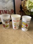 画像1: Dairy Queen Dennis The Menace plastic 3 cups set / ディリークィーン　わんぱくデニス　3 カップセット (1)