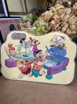 画像1: Hanna Barbera Flintstones place mat Music 1990 / フリントストーンズ、プレイスマット　ミュージック (1)