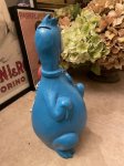 画像4: Hanna Barbera Flintstones Blue Dino & Pebbles Coin Bank Doll / フリントストーン ディノとペブルスの貯金箱　70年代 (4)