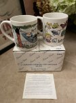 画像1: Dairy Queen Dennis The Menace Ceramic 2 Mugs with Box 1993  (B)＃294 / ディリークィーン　デニス　ザ　メナス　箱入り陶器製マグ　2個セット(B) (1)