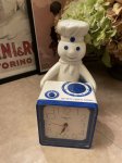 画像1: Pillsbury Dough Boy Clock & Radio  /  ピルズベリー　ドゥボーイ　時計&ラジオ (1)