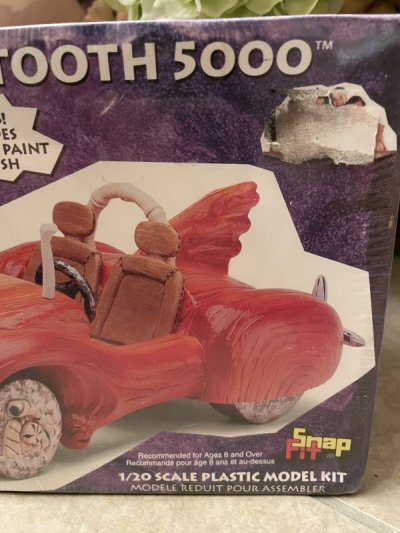 画像2: Hanna Barbera Flintstones Plastic Car  Model / フリントストーン　箱入りプラモデル　ドイツ製　1993年