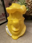 画像2: Hanna Barbera Flintstones Fred Yellow Plastic Face Jar  / フリントストーン　フレッド　プラスチック製　イエローフェイスジャー (2)