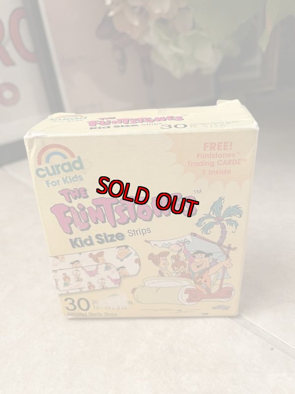 画像1: Hanna Barbera Flintstones Bandaids with Box 1993 /   フリントストーンズ、箱入りバンドエイド (1)