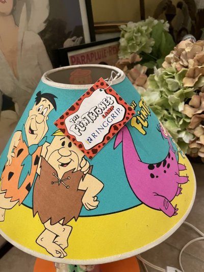 画像1: Hanna Barbera Flintstones Night Lamp Shade 1995 / フリントストーン シェード付きナイトランプ