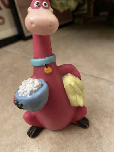 画像2: Hanna Barbera Flintstones  Dino Figure Doll 1990  / フリントストーンズ　ディノ　フィギュア、ドール