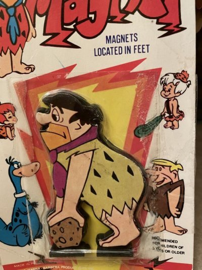 画像1: Hanna Barbera Flintstones Fred Magnet  / フリントストーン　フレッド　マグネット　1976年