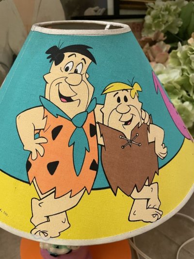 画像2: Hanna Barbera Flintstones Night Lamp Shade 1995 / フリントストーン シェード付きナイトランプ