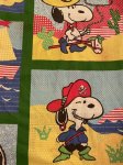 画像3:  Soopy Peanuts fabric Sheet (A) / スヌーピー　シーツ　生地　 (3)