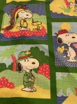 画像2:  Soopy Peanuts fabric Sheet (A) / スヌーピー　シーツ　生地　 (2)